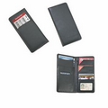 Timm Black Leather Passport Wallet